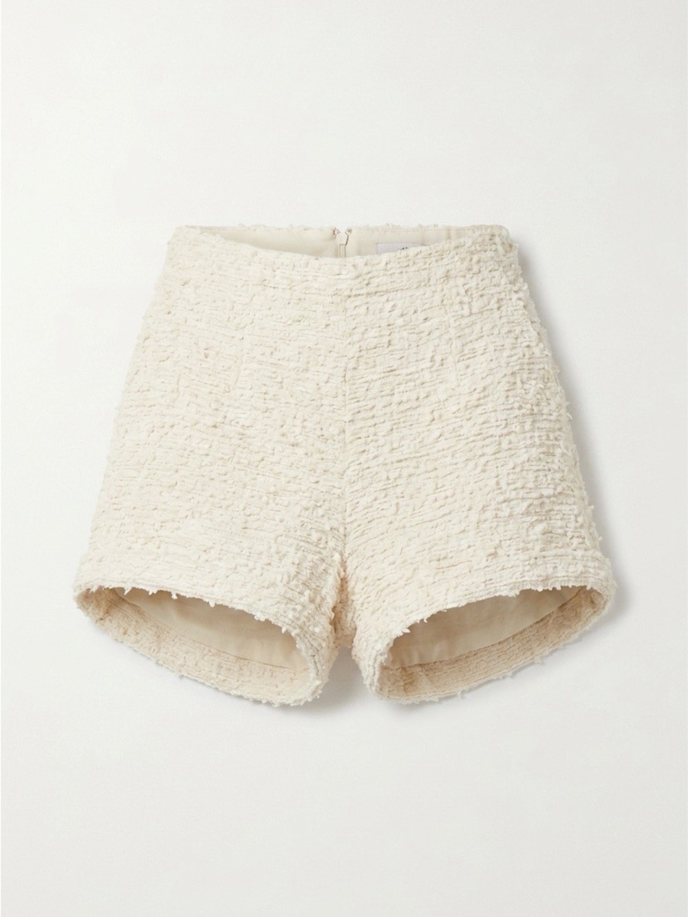 CHANEL Cream High Waisted Shorts